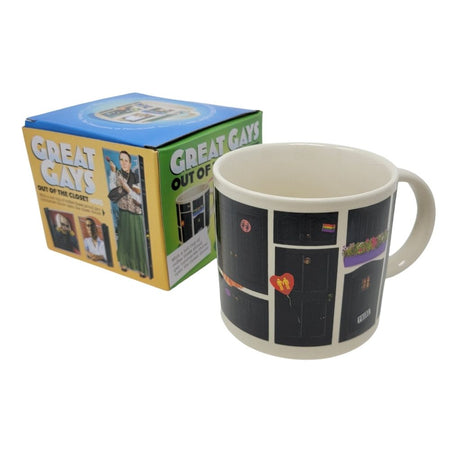 Unemployed Philosophers Guild Great Gays Heat Changing Mug Candy Funhouse Online Candy Shop