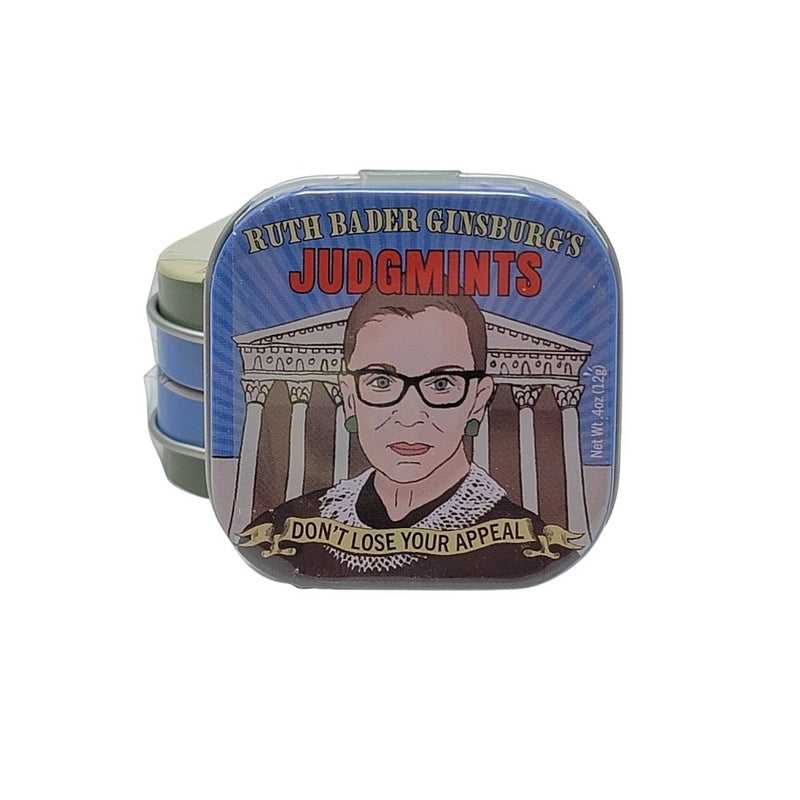 Unemployed Philosophers Guild Ruth Bader Ginsburg Judgmints Candy Funhouse Online Candy Shop