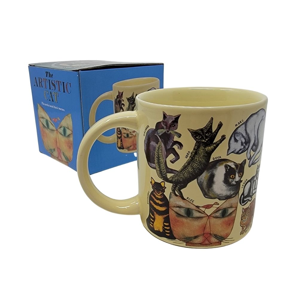 Unemployed Philosophers Guild The Artistic Cat Mug Candy Funhouse Online Candy Shop