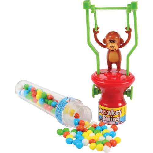 Kidsmania Monkey Swing Retro Candies | Imported, Shipped, and Delivered International World-Wide Shipping, delivery within Canada, GTA, Mississauga, Brampton, and more. Novelty confectionery online candy store: The most exclusive, popular, top-rated, special edition, limited edition, premium snacks, treats, goods, gifts, gift sets, gift ideas, and more.
