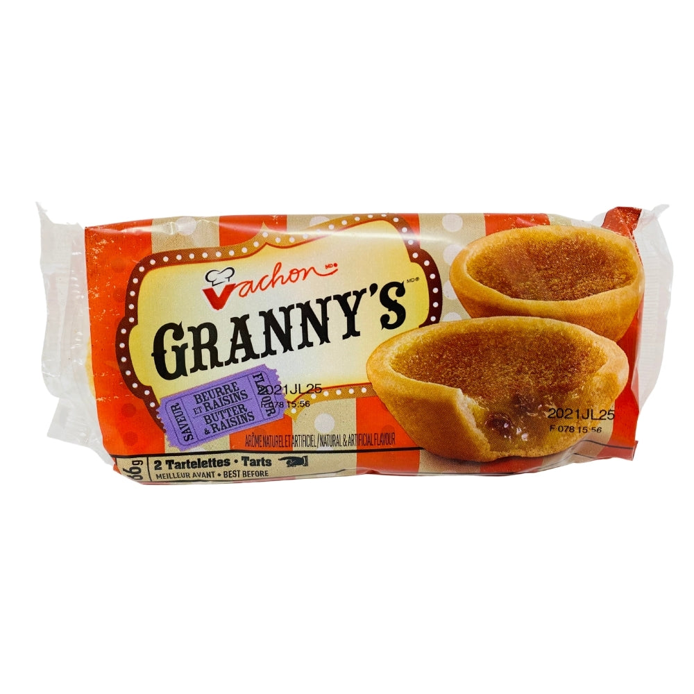 Vachon Granny's Butter & Raisins Tarts - 86g