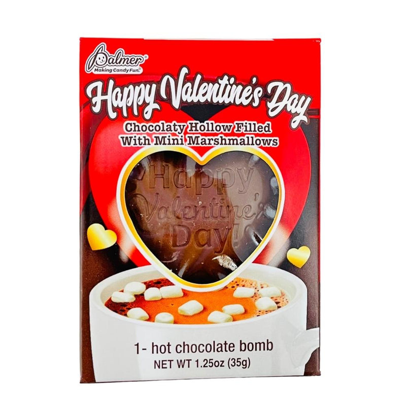 Valentine's Hot Chocolate Heart Bomb w/Marshmallows - 1.25oz