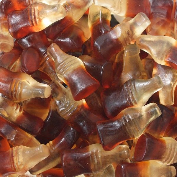 Vidal Cola Gummies - 1.2 kg bulk candy Coca Cola coke flavoured soft gummy spain imported Canada peanut free