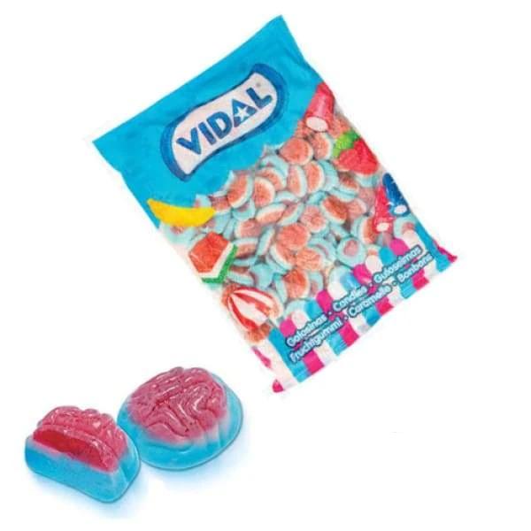Vidal Filled Brains Gummy Candy Vidal 1.1kg - Bulk Candy Buffet Colour_Blue Colour_Red Era_2000s