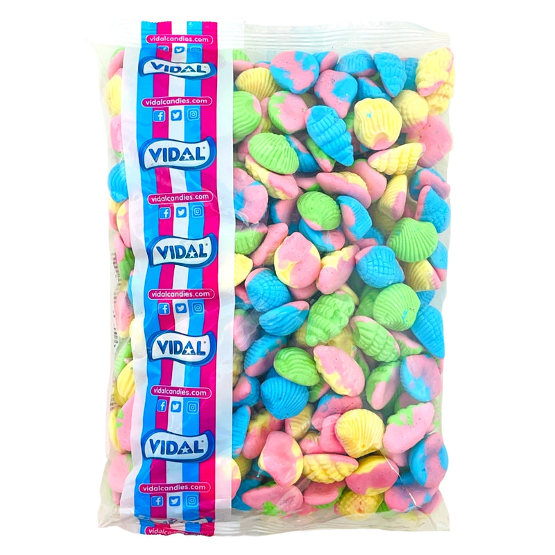 Vidal Foam Shells - 250pc - Foam Candy - Bulk Candy - Gummy Candy - Vidal - Vidal Candy
