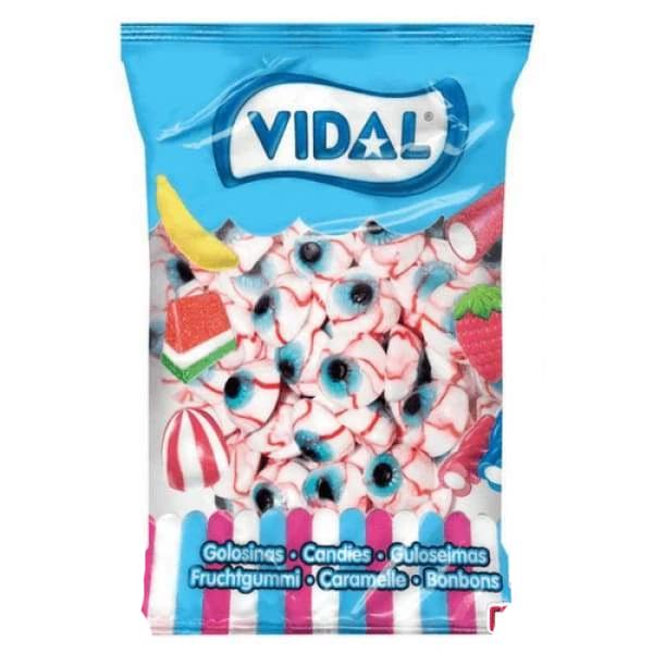 Vidal Gummi Eyeballs Vidal 1.4kg - 1960s Bulk Candy Buffet Colour_White Era_1960s