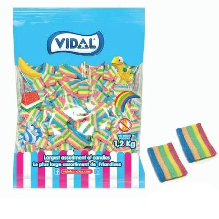Vidal Mini Rainbow Belts Vidal 1.4kg - 2000s Bulk Candy Buffet Colour_Assorted Era_2000s