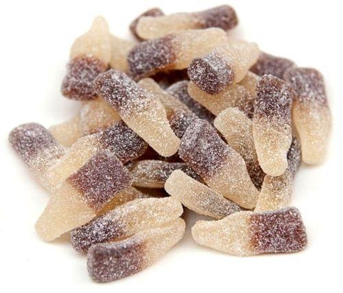 Vidal Sour Cola Gummies - 1.2 kg spain imported brown candy candies peanut-free peanut free bulk bag Coca Cola bottles flavour