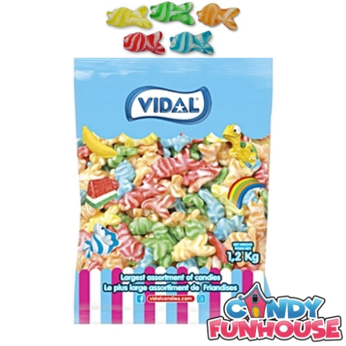 Vidal Swirly Fish Gummy Candy