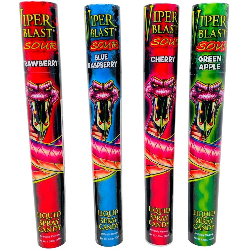Viper Blast Sour Liquid Spray Candy - 1.35oz - sour candy - sour liquid candy - novelty candy