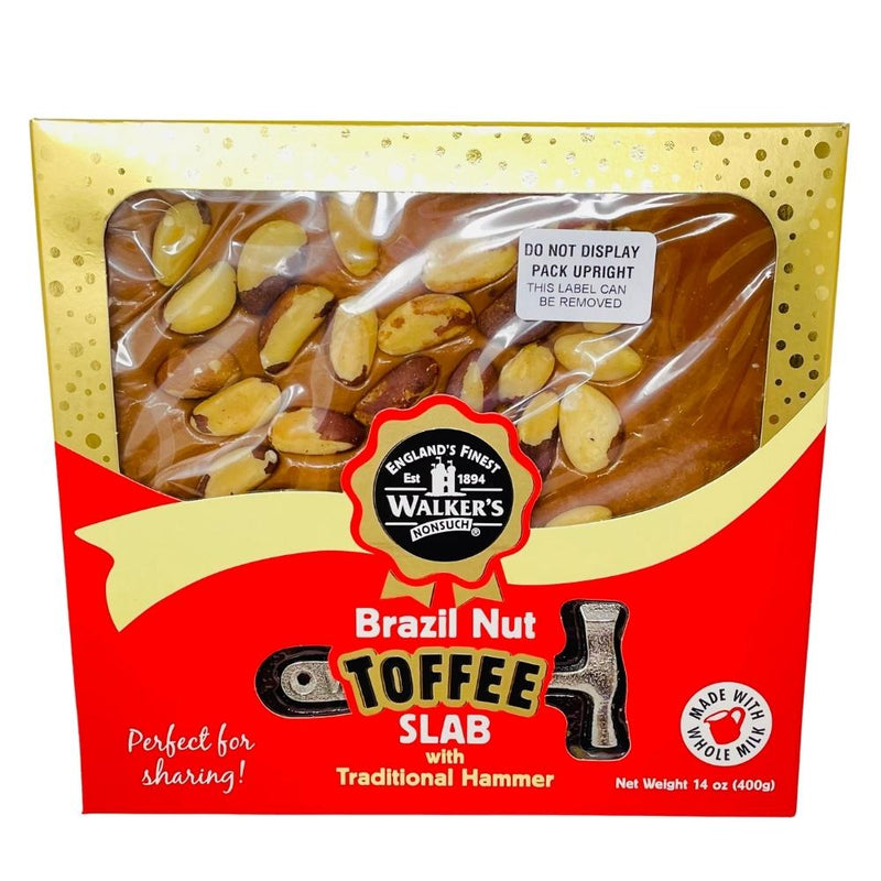 Christmas Walkers Brazil Nut Toffee Slab