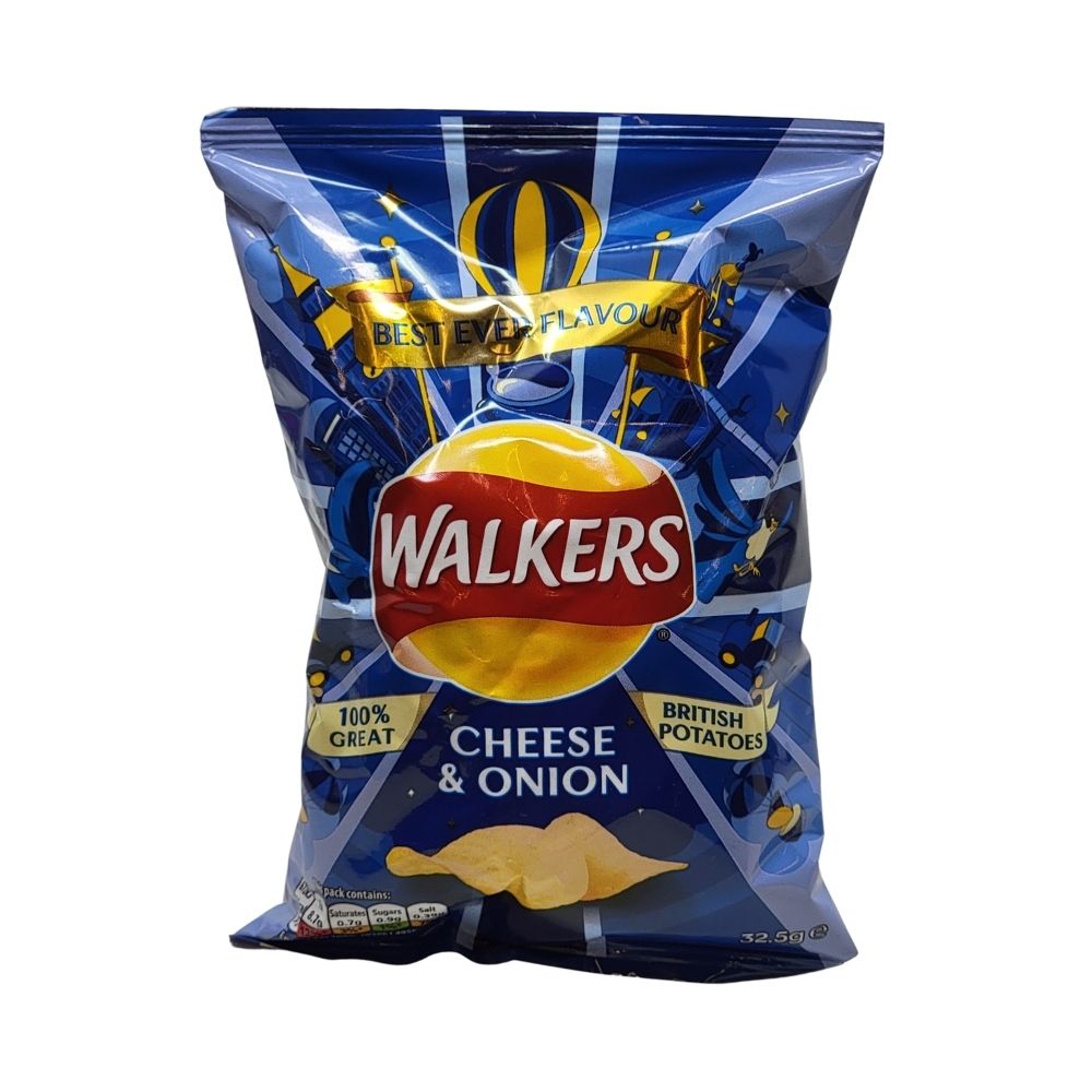 Walkers Cheese & Onion - 32.5g Candy Funhouse Online Candy Shops
