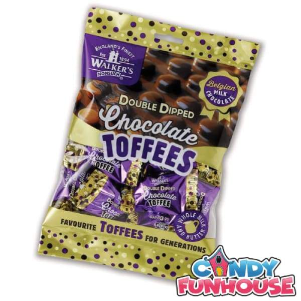 Walkers Double Dipped Chocolate Toffees-UK Walkers Nonsuch Ltd - 1890s British Era_1890s Gelatin Free Gluten Free