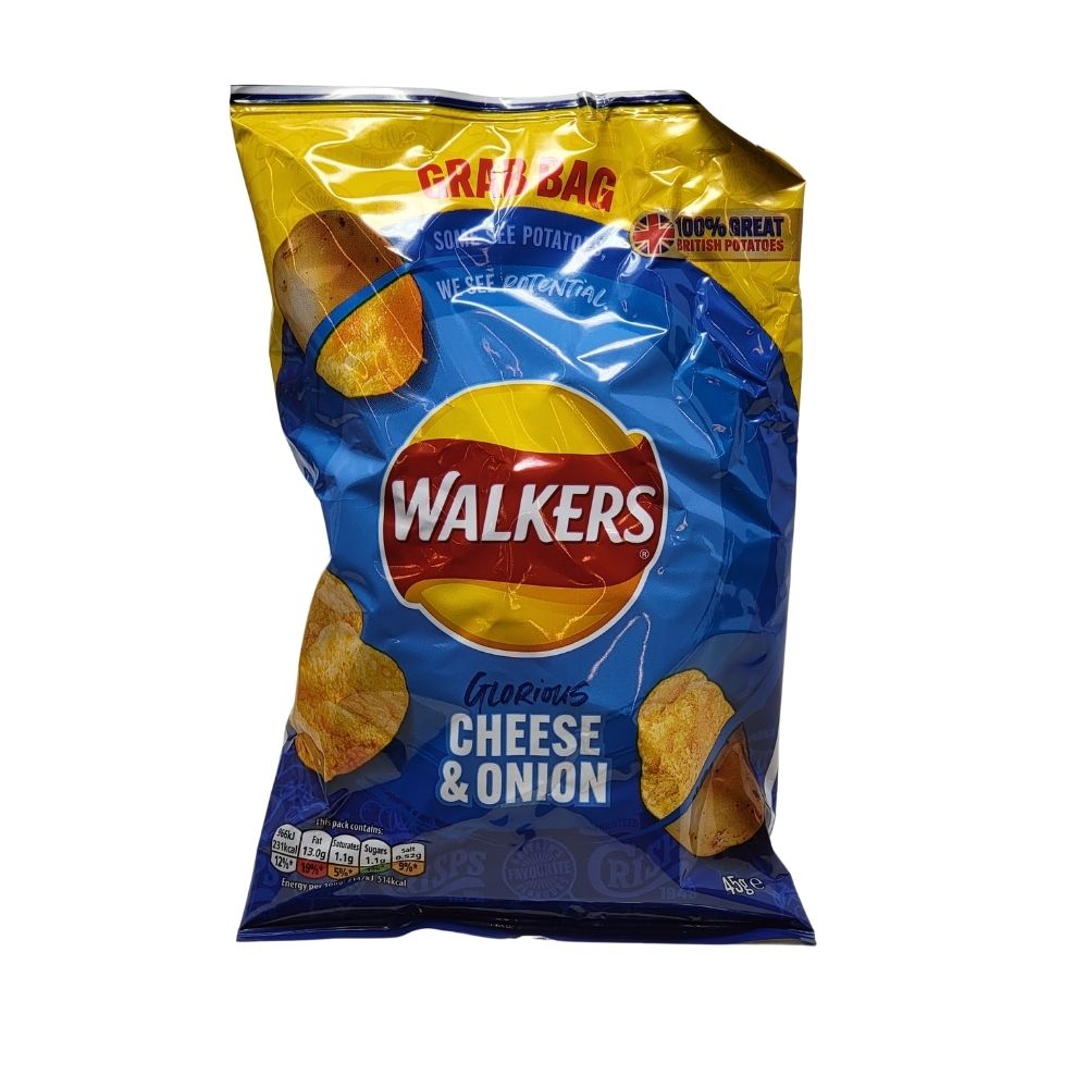 Walkers Glorious Cheese & Onion - 45g Candy Funhouse Online Candy Shop