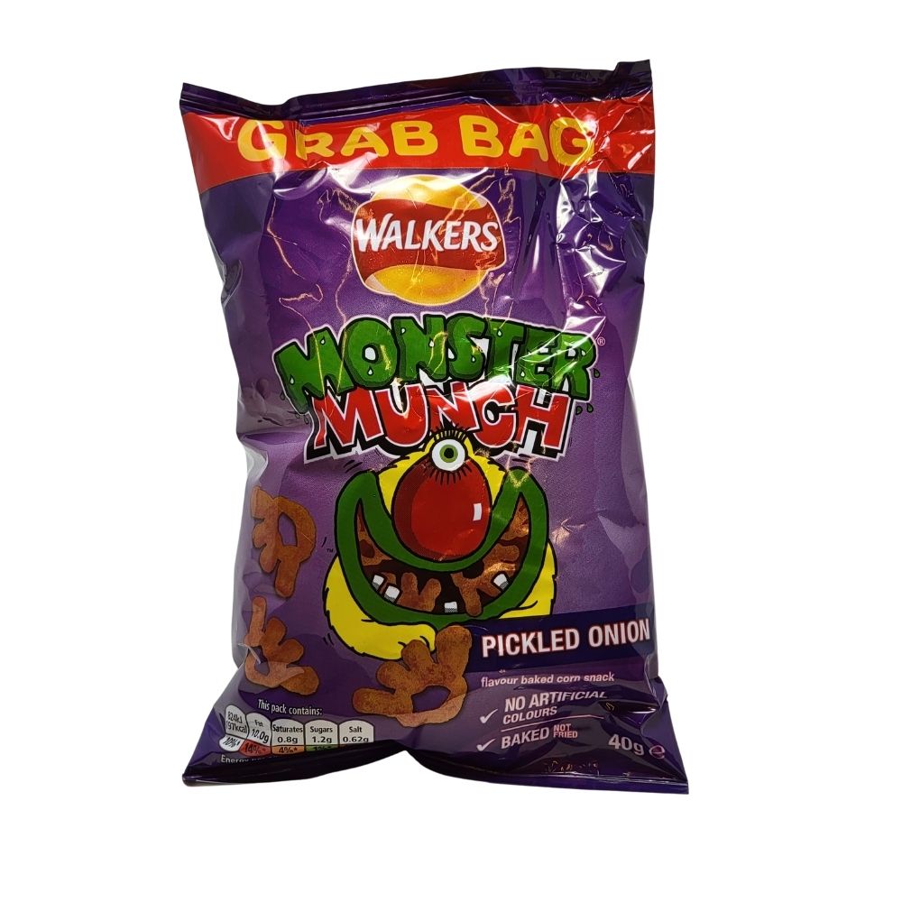 Walkers Monster Munch Pickled Onion - 40g Candy Funhouse Online Candy Shop