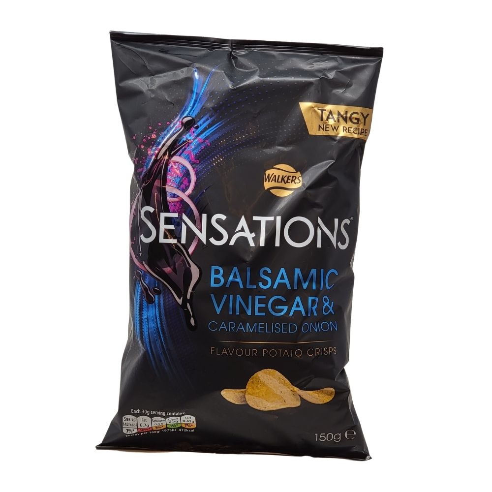 Walkers Sensations Balsamic Vinegar & Caramelised Onion - 150g Candy Funhouse Online Candy Shop