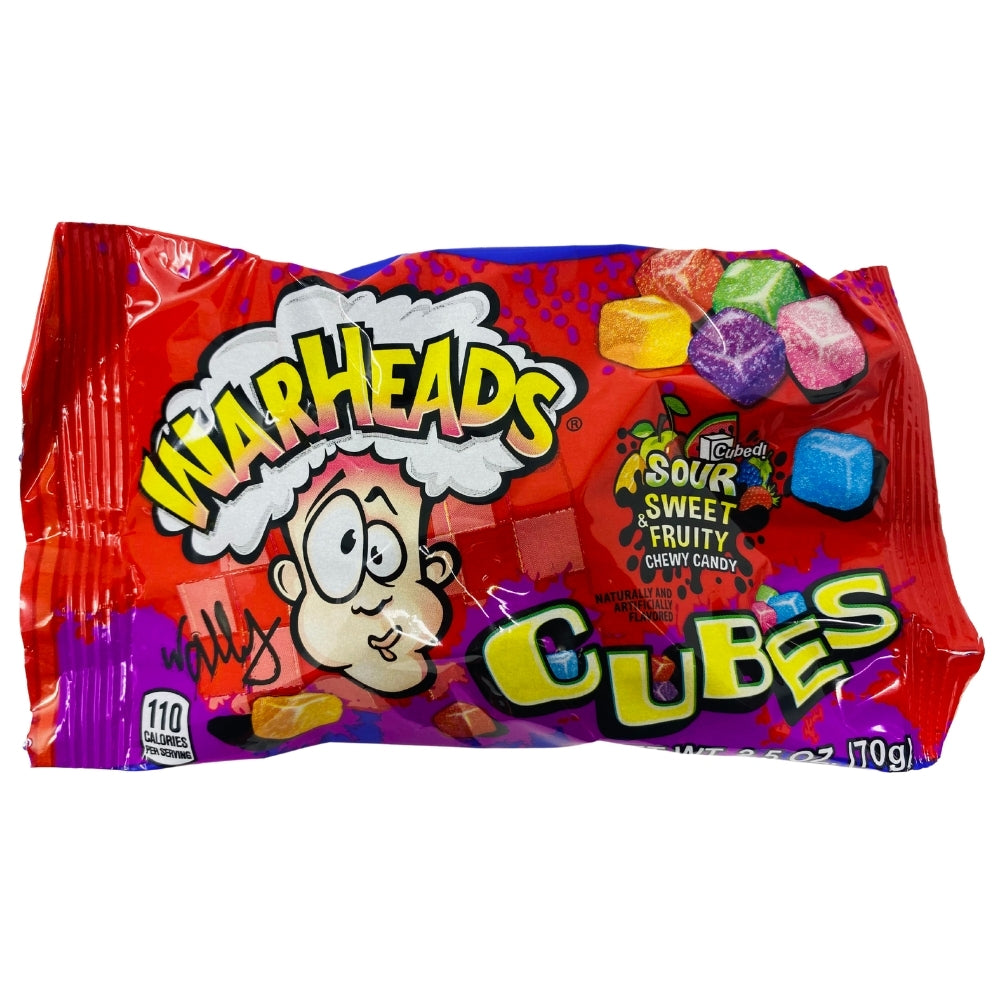 Warheads Sour Chewy Cubes - 2.5oz