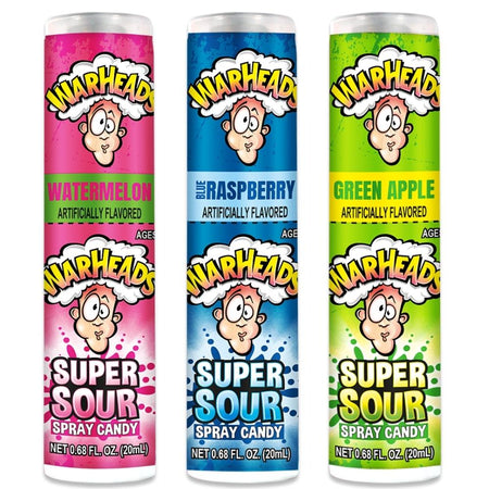 Warheads Super Sour Spray Candy 1pc