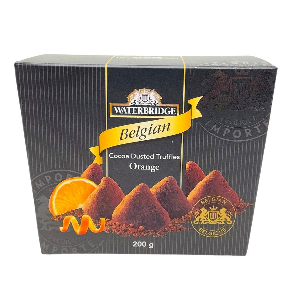 Waterbridge Belgian Dark Chocolate Orange Truffles - 200g