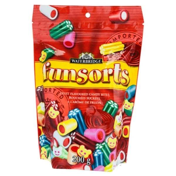 Waterbridge Funsorts Red Pouch Waterbridge 240g - British Licorice Origin_British Peg Bag Type_Licorice
