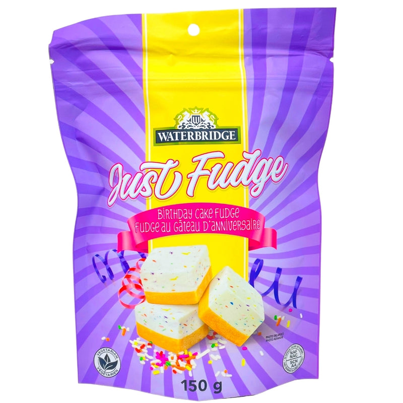 Waterbridge Just Fudge Birthday Cake - 150g Birthday Cake Fudge from Waterbridge