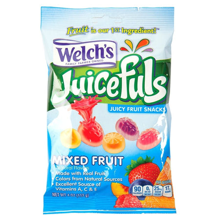Welch's Juicefuls Juicy Fruit Snacks Mixed Fruit 4oz Candy Funhouse