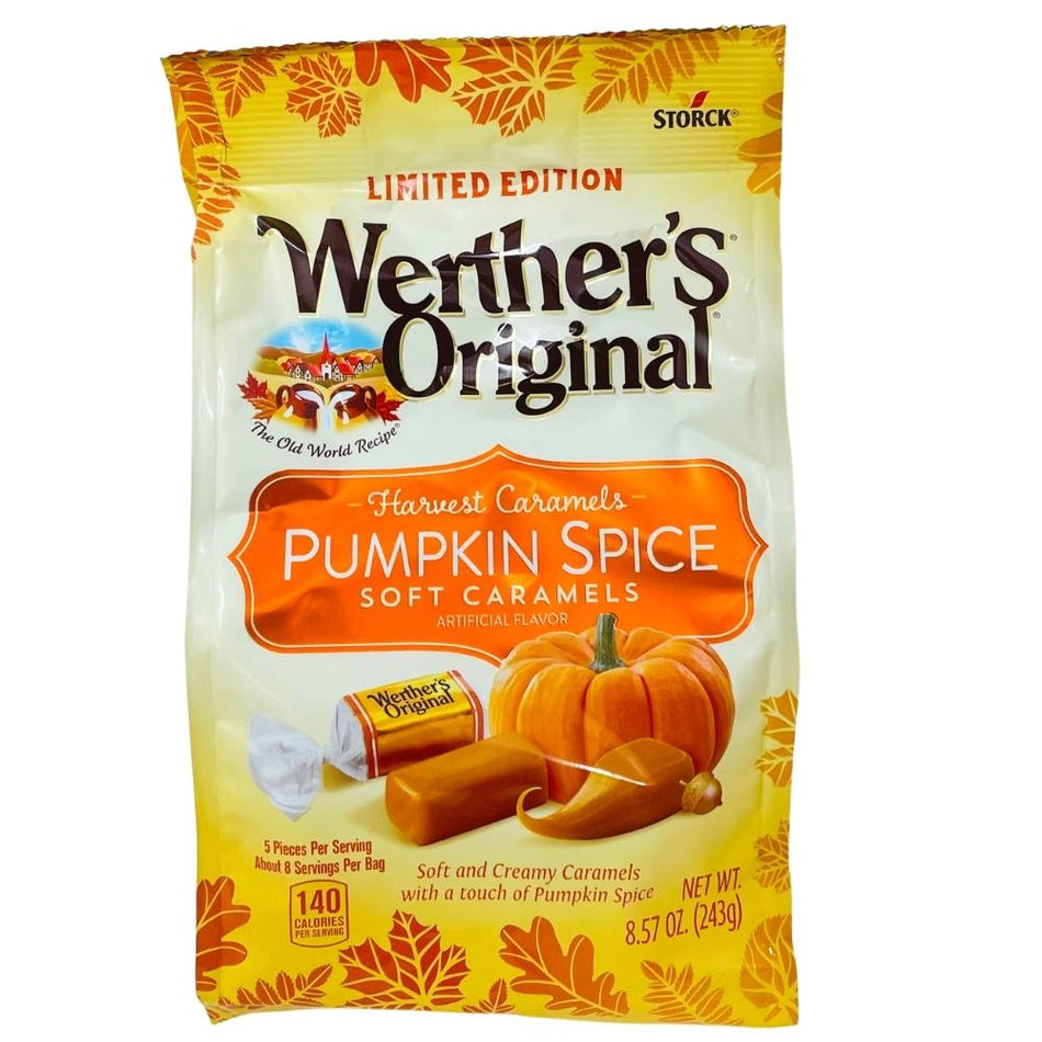 Werther's Original Soft Pumpkin Spice Caramels - 8.57oz