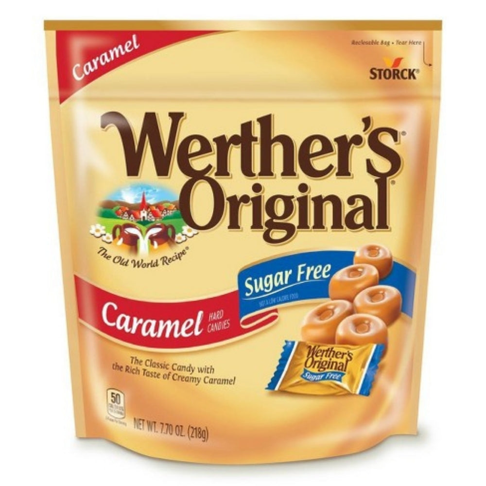 Werthers Sugar Free Stand up Bag - 7.7oz