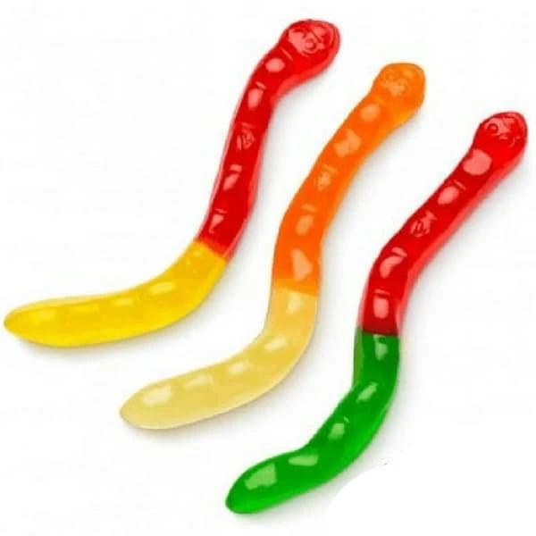 Wild Fruit Gummi Worms Albanese Candy 2.3kg - Albanese assorted Bulk Candy Buffet Colour_Assorted