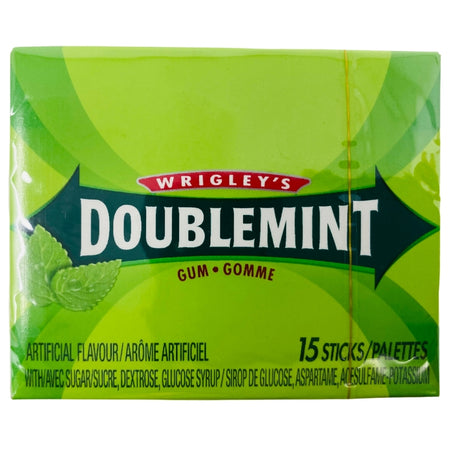 Wrigley's Doublemint 15 Sticks Gum