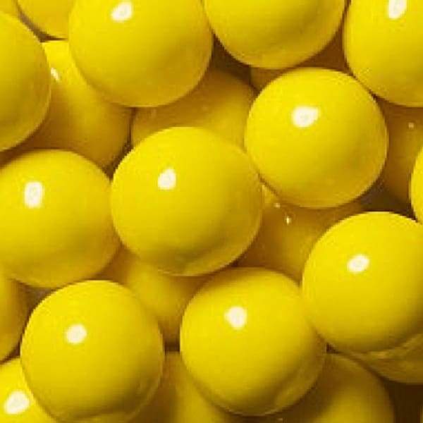 Yellow Gumballs SweetWorks 1kg - Bulk Candy Buffet Colour_Yellow Gum gumball
