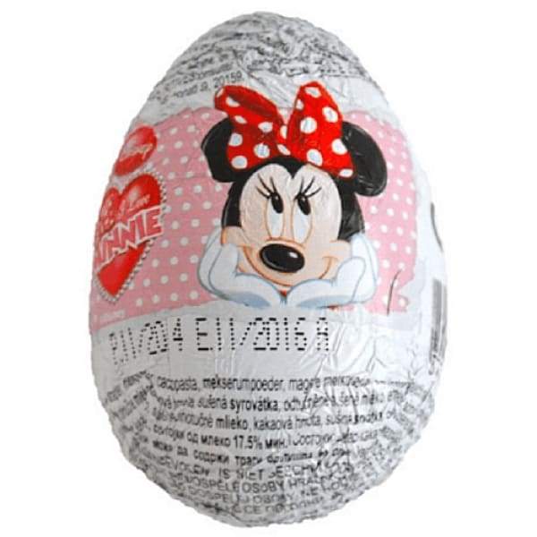 Zaini Chocolate Eggs - Minnie Mouse Zaini 20g - Chocolate chocolate egg edit Egg Toys